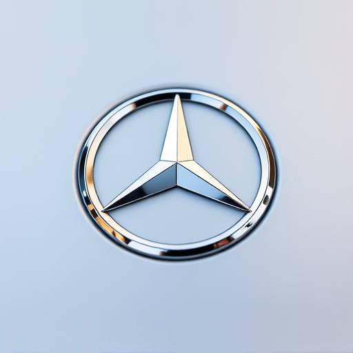Mercedes-Benz logo, a three-pointed star within a circle